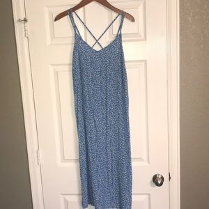 Midi spaghetti strap dress